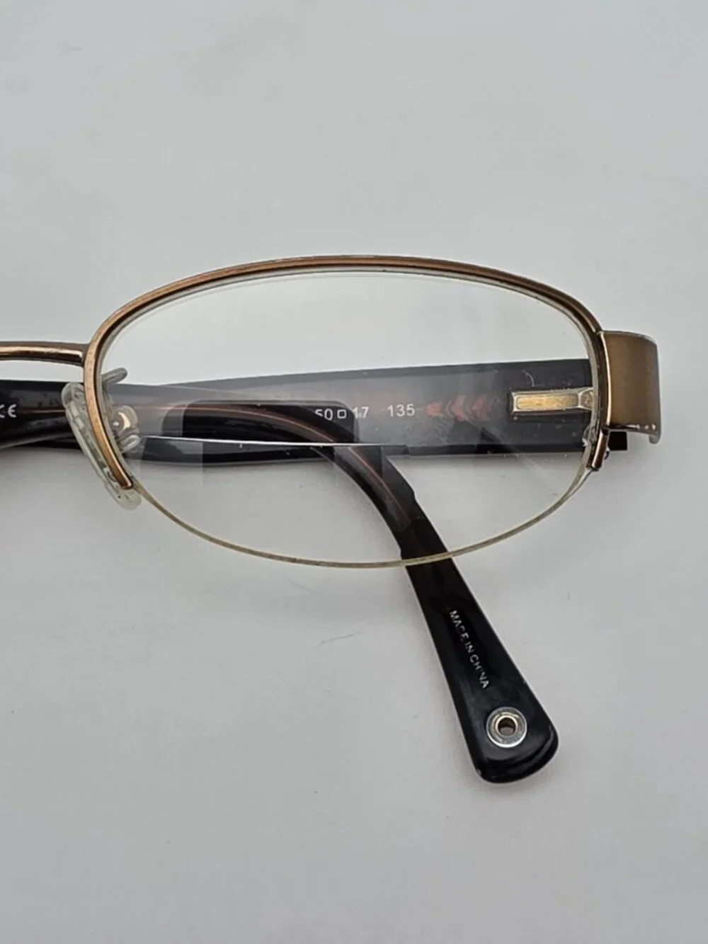 Coach HC5030 9002 Betsy Sand Semi Rimless Eyeglasses Frame w/ Case 50-17-135